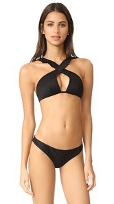 For Love &amp; Lemons La Playa Ruffle Top