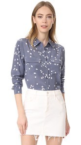 Equipment Slim Signature Blouse