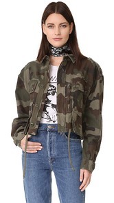 Faith Connexion Camo Shirt Parka