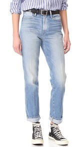 FRAME Le High Straight Jeans