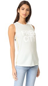 FREECITY Str8up Pinned Sleeveless T-Shirt