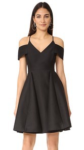 Halston Heritage Cold Shoulder Dress
