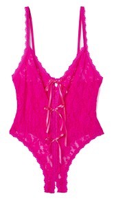 Hanky Panky After Midnight Open Panel Keyhole Teddy