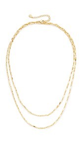 Gorjana Layer Faceted Wrap Necklace