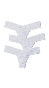 Hanky Panky 3 Pack Signature Lace Low Rise Thong