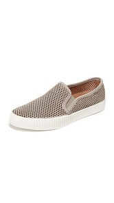 Frye Camille Perforated Slip On Sneakers