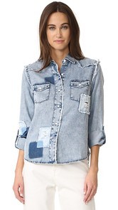 Generation Love Clarke Button Down with Patches