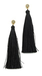 Gorjana Tulum Gemstone Tassel Earrings