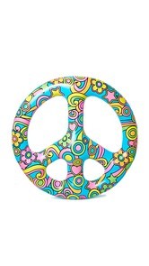 Gift Boutique Peace Sign Pool Float