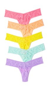Hanky Panky Signature Lace Petite Low Rise Thong 5 Pack