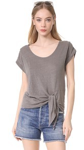 MONROW Side Knot Tee