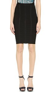 Herve Leger Sia Short Pencil Skirt