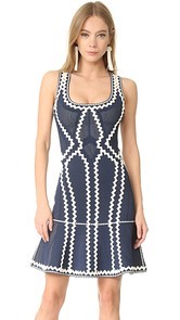 Herve Leger Issaa Zigzag Dress