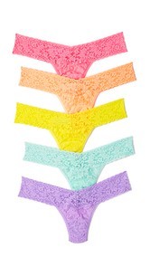 Hanky Panky Signature Lace Low Rise Thong 5 Pack