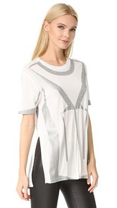 Herve Leger Short Sleeve T-Shirt