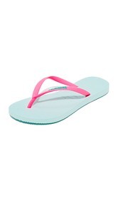 Havaianas Slim Logo Pop-Up Flip Flops