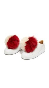 Iphoria Fox Fur Sneaker Charm Set