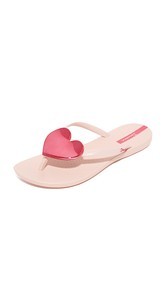 Ipanema Wave Heart Flip Flops