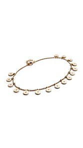 Jacquie Aiche Diamond Confetti Disc Anklet