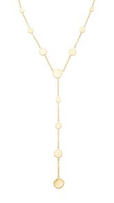 Jacquie Aiche Hammered Disc Y Necklace