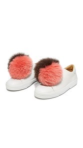 Iphoria Fox Fur Sneaker Charm Set