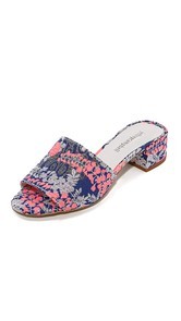 Jeffrey Campbell Beaton Floral Mules