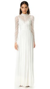J. Mendel Lily High Neck Gown