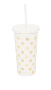 Kate Spade New York Gold Dots Tumbler