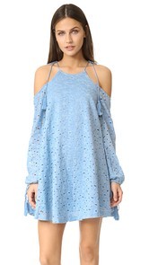 J.O.A. Cold Shoulder Lace Dress