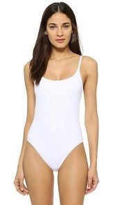 Karla Colletto Round Neck Swimsuit