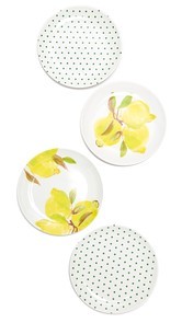 Kate Spade New York Lemon Melamine Coaster Set