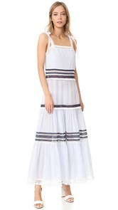Jonathan Simkhai Tie Layered Maxi Dress
