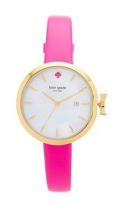 Kate Spade New York Park Row Leather Watch