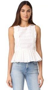 J.O.A. Lace Mix Top