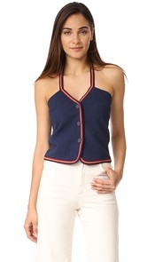 LAVEER Underall Snap Up Halter Top