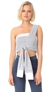 KENDALL + KYLIE Sleeve Wrap Top