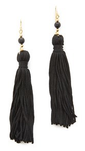 Kenneth Jay Lane Bead &amp; Tassel Earrings