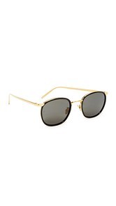 Linda Farrow Luxe Round Sunglasses