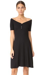 LAGENCE Elia Off Shoulder Dress