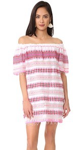 Lemlem Tabtab Off Shoulder Dress