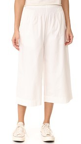 Madewell Smocked Mayfield Culotte Pants
