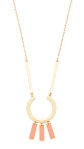 Madewell Beveled Ring Statement Necklace