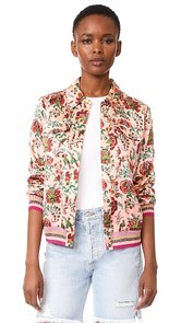 Scotch &amp; Soda/Maison Scotch Floral Bomber Jacket