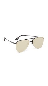 Le Specs The Prince Mirrored Sunglasses