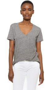 Madewell Whisper Cotton V Neck Pocket Tee