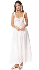 Mara Hoffman Tie Front Maxi Dress
