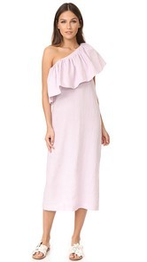 Mara Hoffman One Shoulder Midi Dress