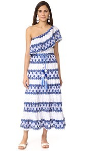 Miguelina Madeline One Shoulder Maxi Dress