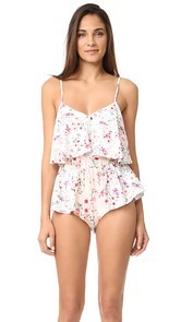 MINKPINK Sherbet Floral Romper