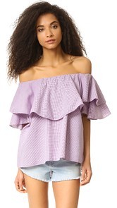MLM LABEL Maison Off Shoulder Top